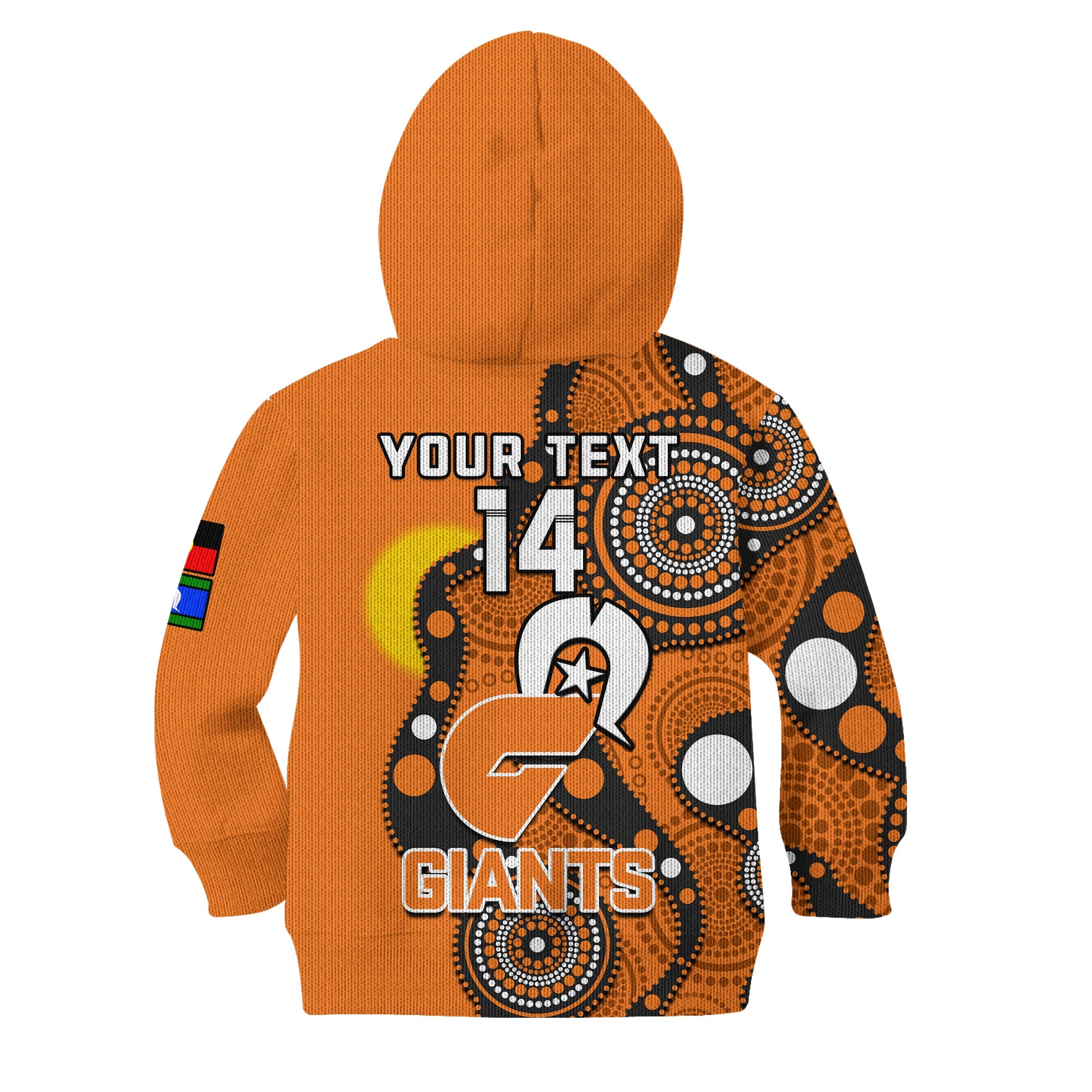 custom-text-and-number-gws-giants-football-naidoc-2023-hoodie-kid-indigenous-for-our-elders