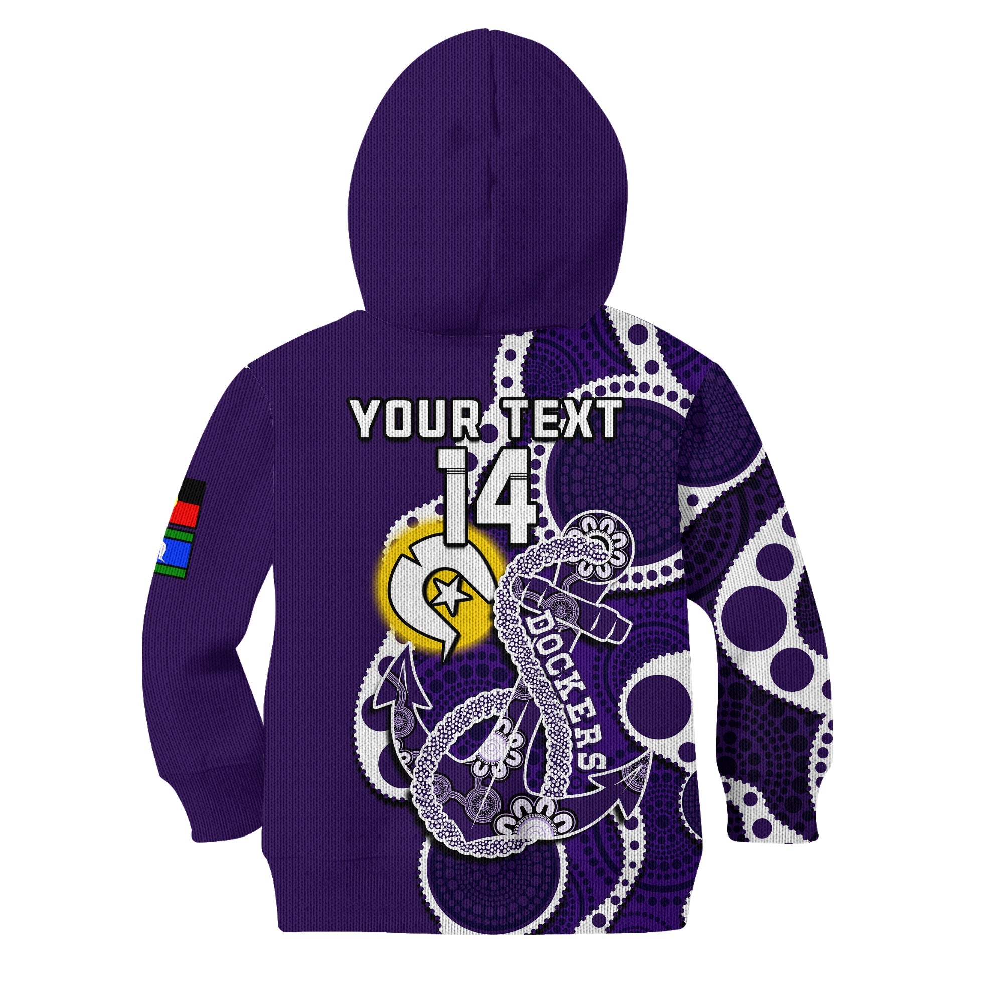 custom-text-and-number-fremantle-football-naidoc-2023-hoodie-kid-dockers-for-our-elders-indigenous-art