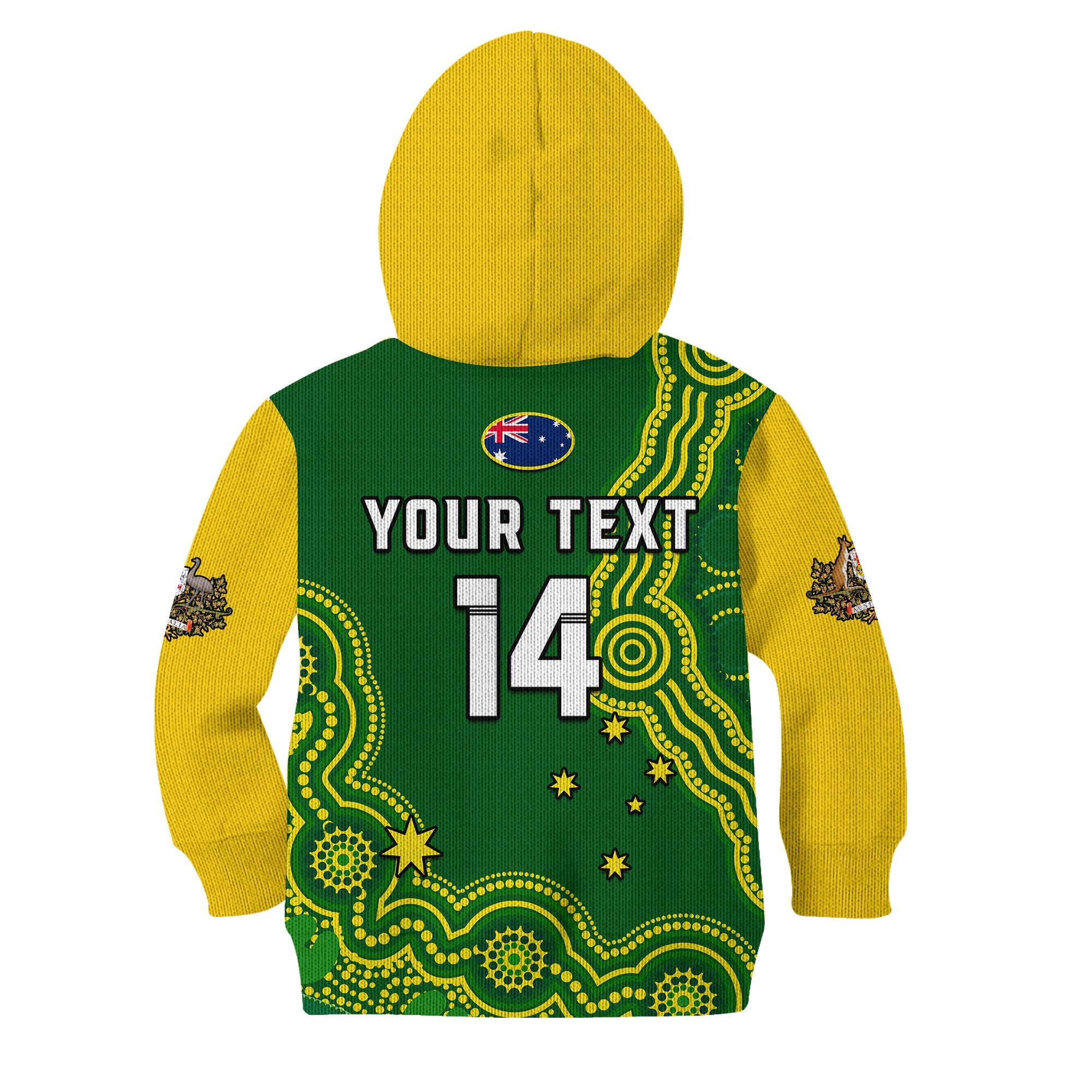 custom-text-and-number-australia-rugby-hoodie-kid-jillaroos-champions-indigenous-green-style