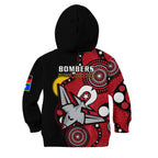 essendon-football-naidoc-2023-hoodie-kid-bombers-for-our-elders-indigenous-art