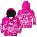 custom-text-and-number-sydney-sixers-hoodie-kid-cricket-indigenous-australian-art-ver02