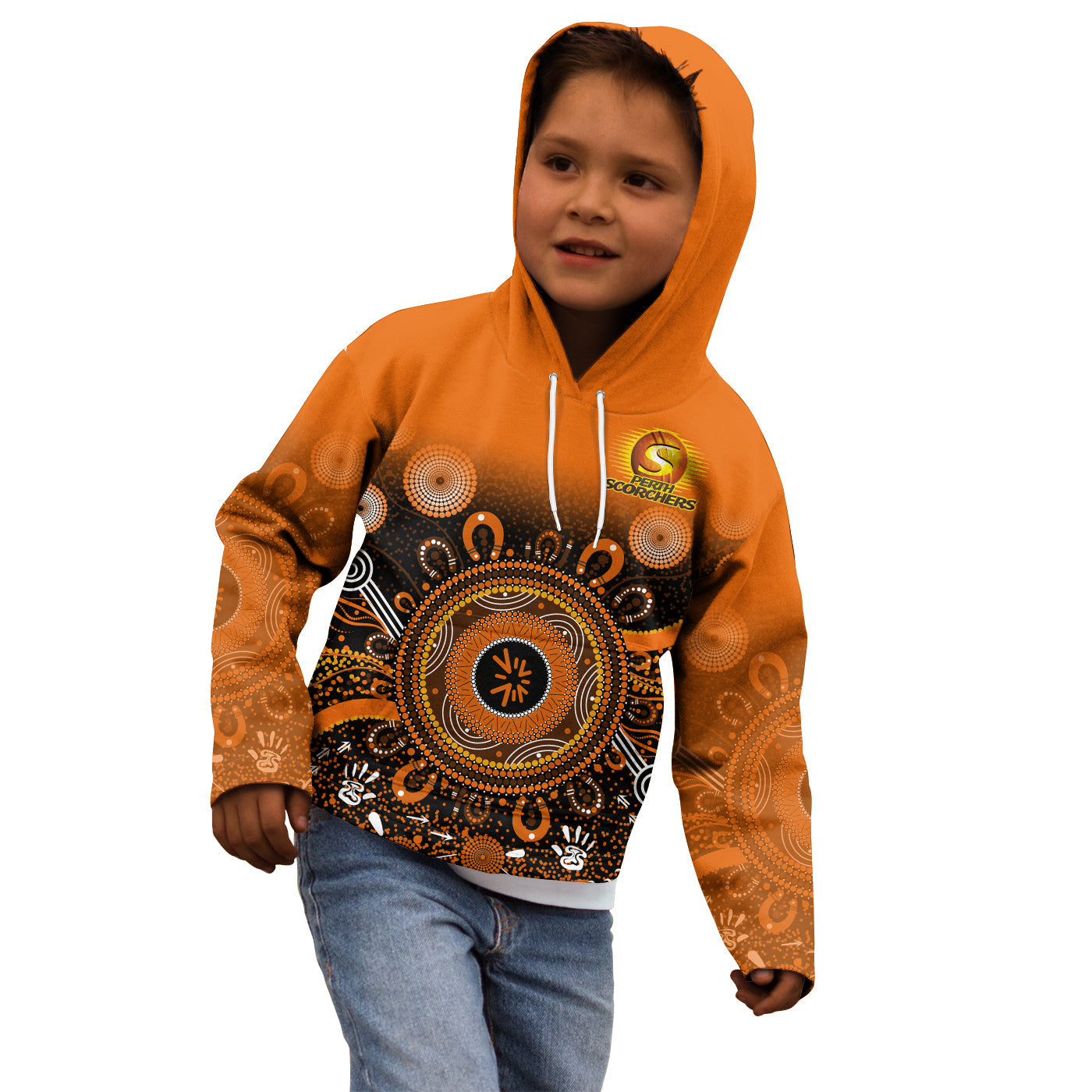 perth-scorchers-hoodie-kid-aboriginal-sunshine