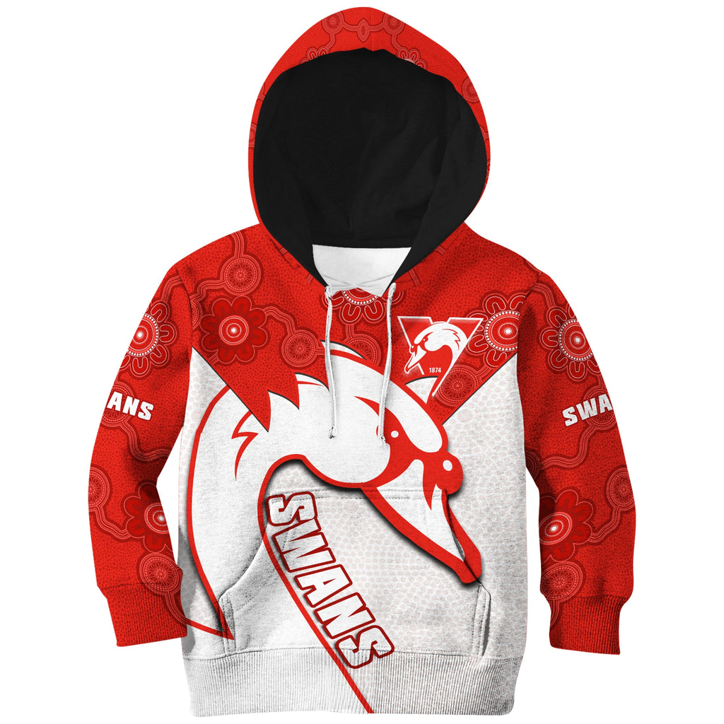 sydney-football-hoodie-kid-swans-1874-dot-painting-artsy
