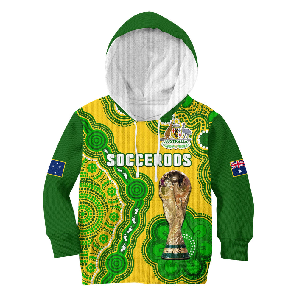 custom-text-and-number-australia-soccer-hoodie-kid-socceroos-aboriginal-wc-2022