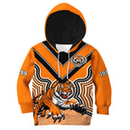 custom-text-and-number-wests-tigers-rugby-hoodie-kid-indigenous-artsy