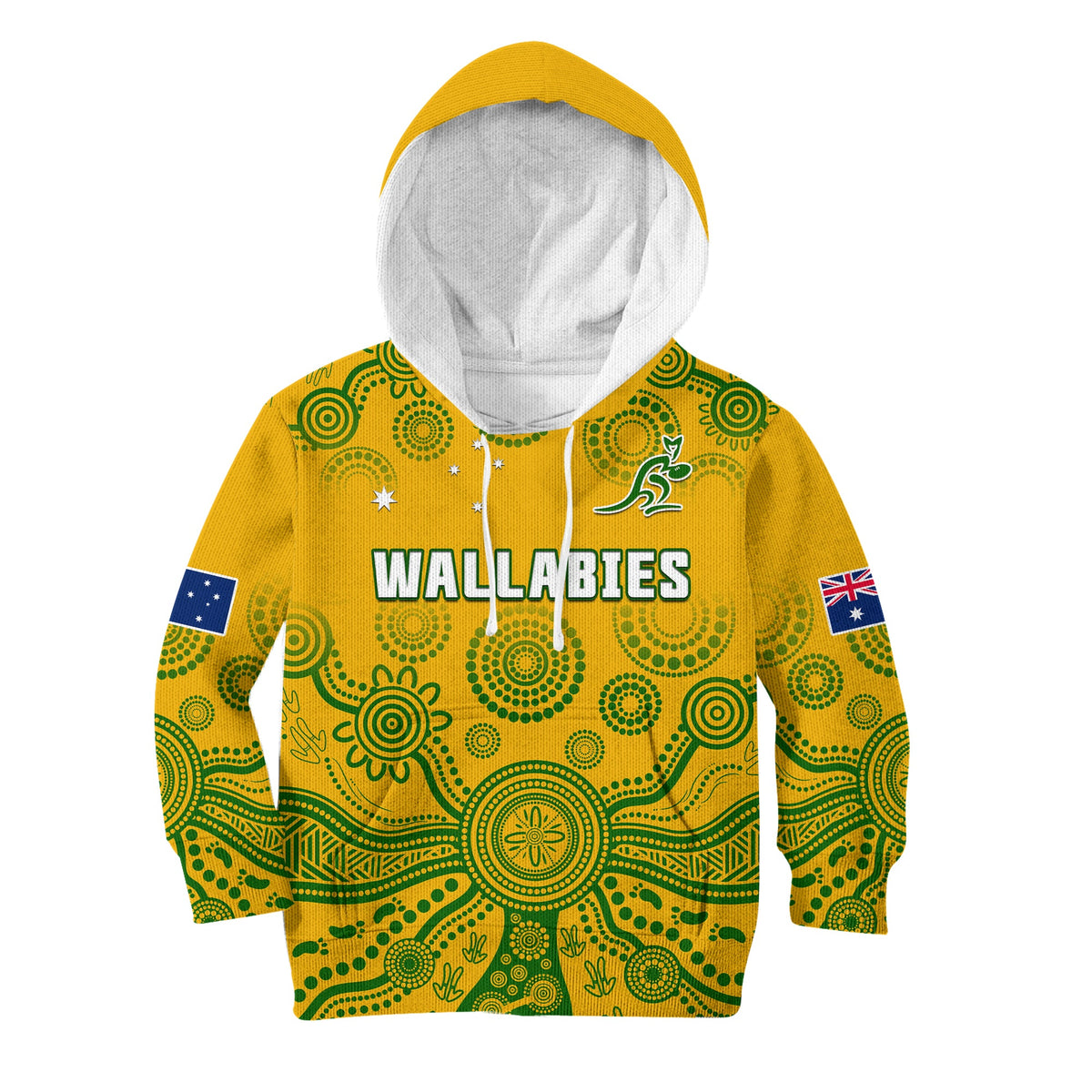 australia-2022-rugby-hoodie-kid-wallabies-aboriginal-yellow-style