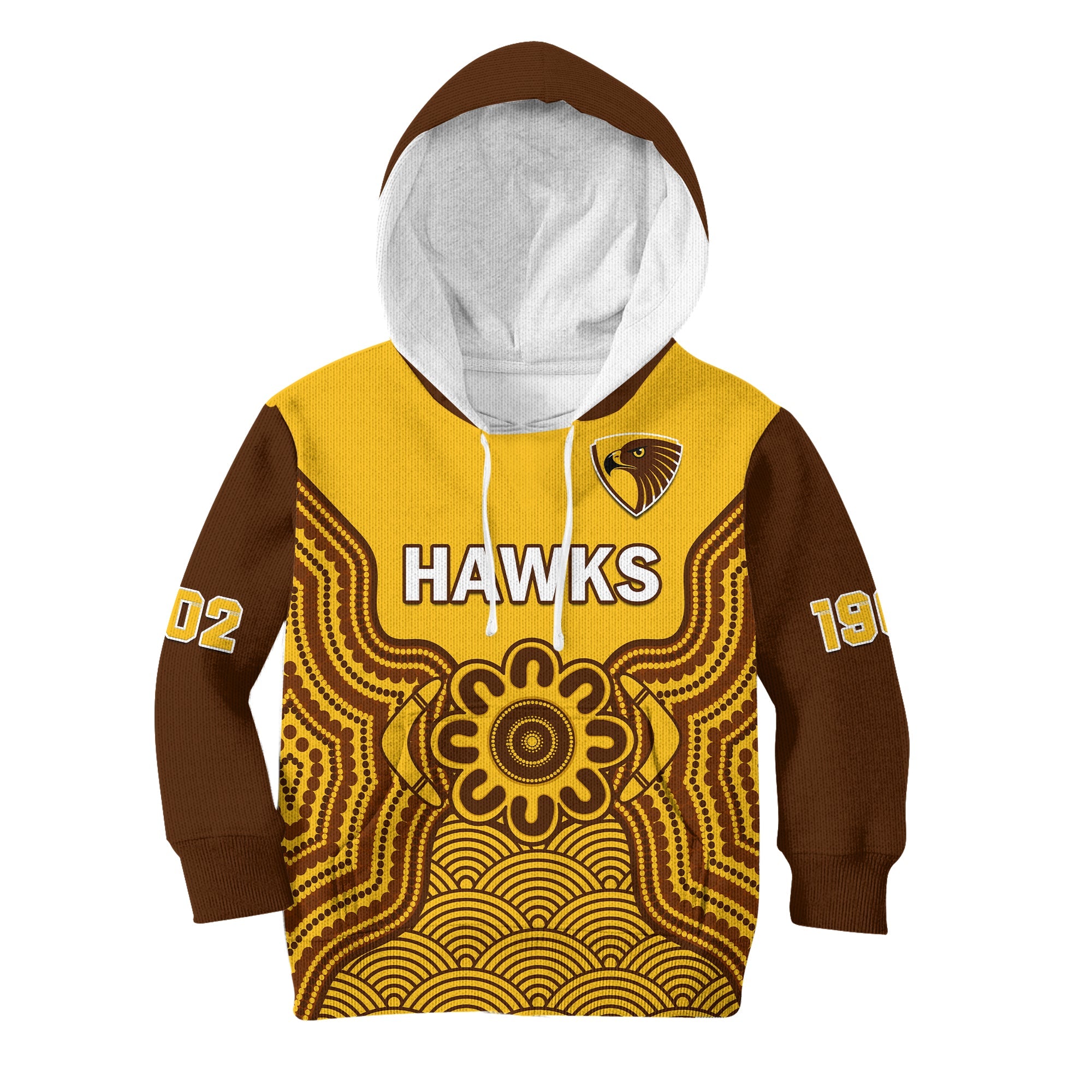 custom-text-and-number-hawthorn-football-hoodie-kid-go-hawks-1902-aboriginal-art