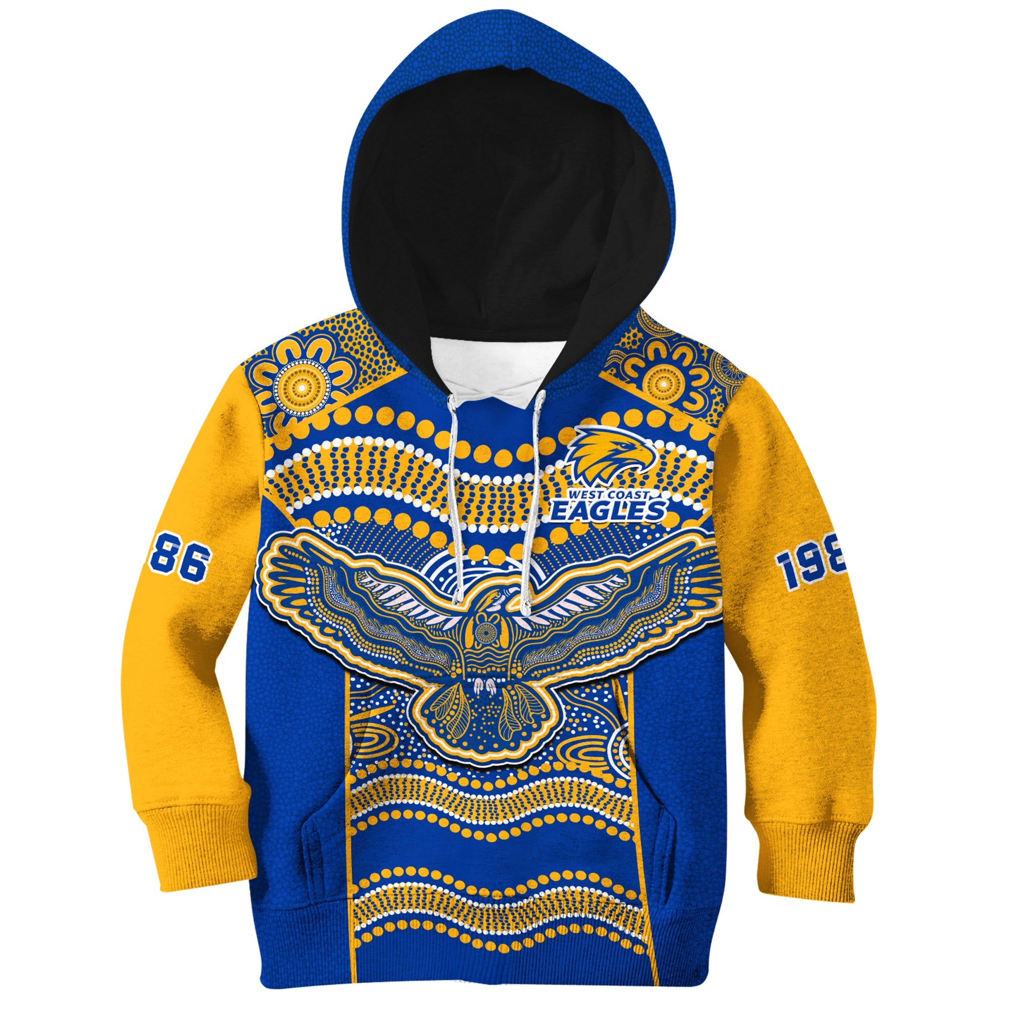 custom-text-and-number-eagles-football-hoodie-kid-west-coast-1986-aboriginal-sporty-style