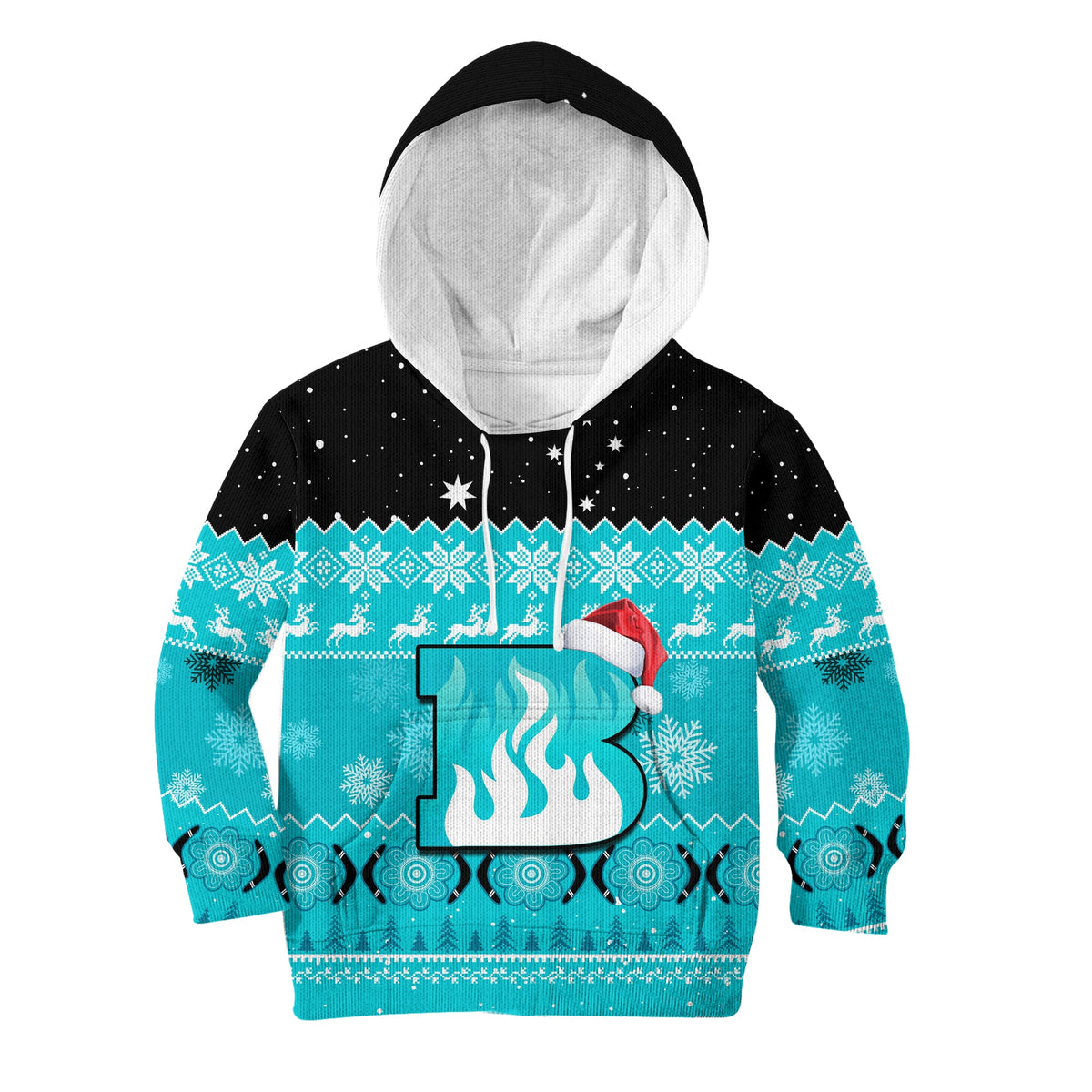 custom-personalised-brisbane-heat-cricket-hoodie-kid-aboriginal-merry-christmas
