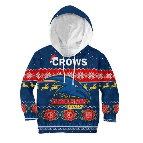 adelaide-football-hoodie-kid-crows-indigenous-merry-christmas