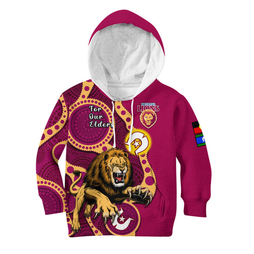 brisbane-lions-football-naidoc-2023-hoodie-kid-for-our-elders-indigenous-art