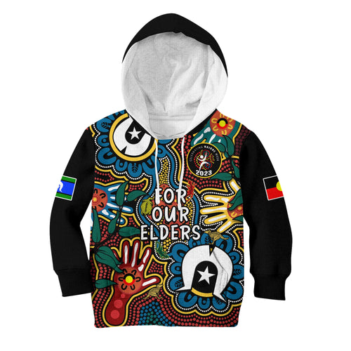 australia-naidoc-week-2023-hoodie-kid-for-our-elders-indigenous