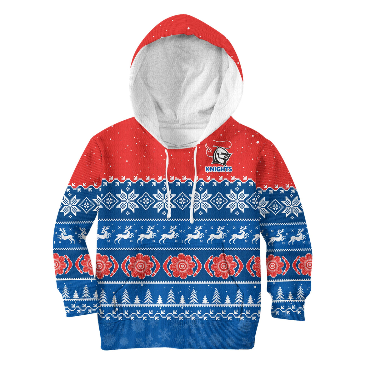 knights-rugby-hoodie-kid-indigenous-newcastle-merry-christmas