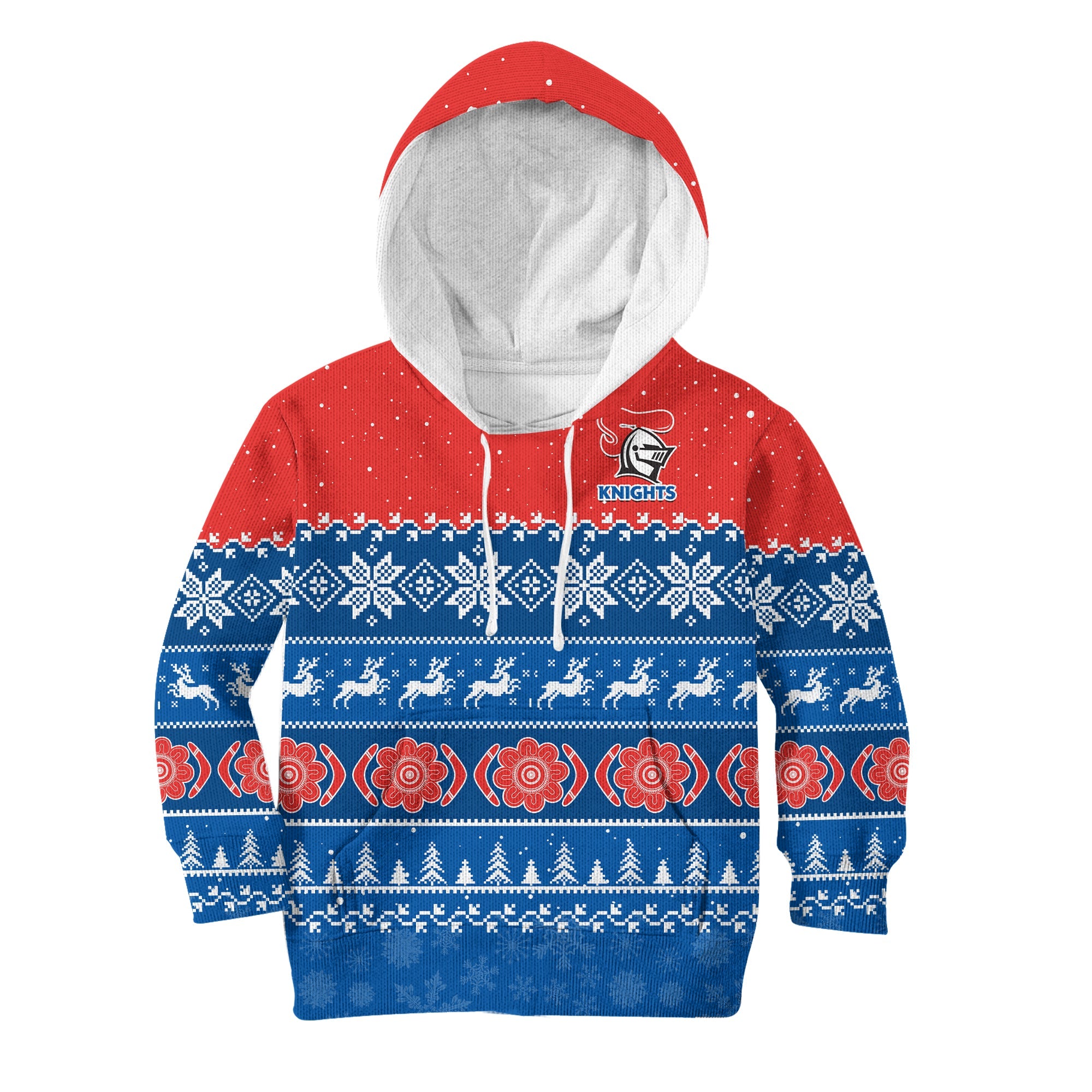knights-rugby-hoodie-kid-indigenous-newcastle-merry-christmas