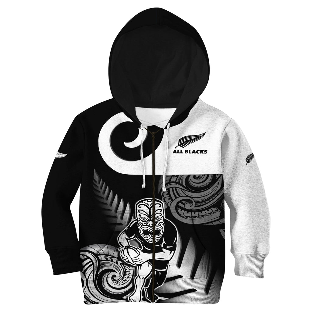 custom-text-and-number-new-zealand-silver-fern-rugby-hoodie-kid-all-black-maori-koru