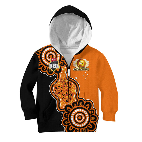 custom-text-and-number-perth-scorchers-cricket-hoodie-kid-we-are-the-champions-aboriginal