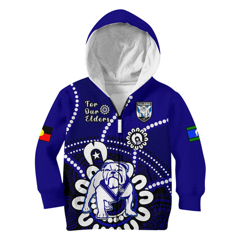 custom-text-and-number-bulldogs-rugby-naidoc-2023-hoodie-kid-for-our-elders-aboriginal