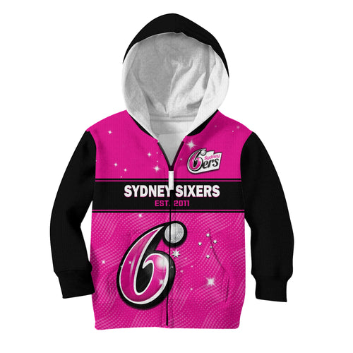 custom-text-and-number-sydney-sixers-hoodie-kid-est-2011-simple-style