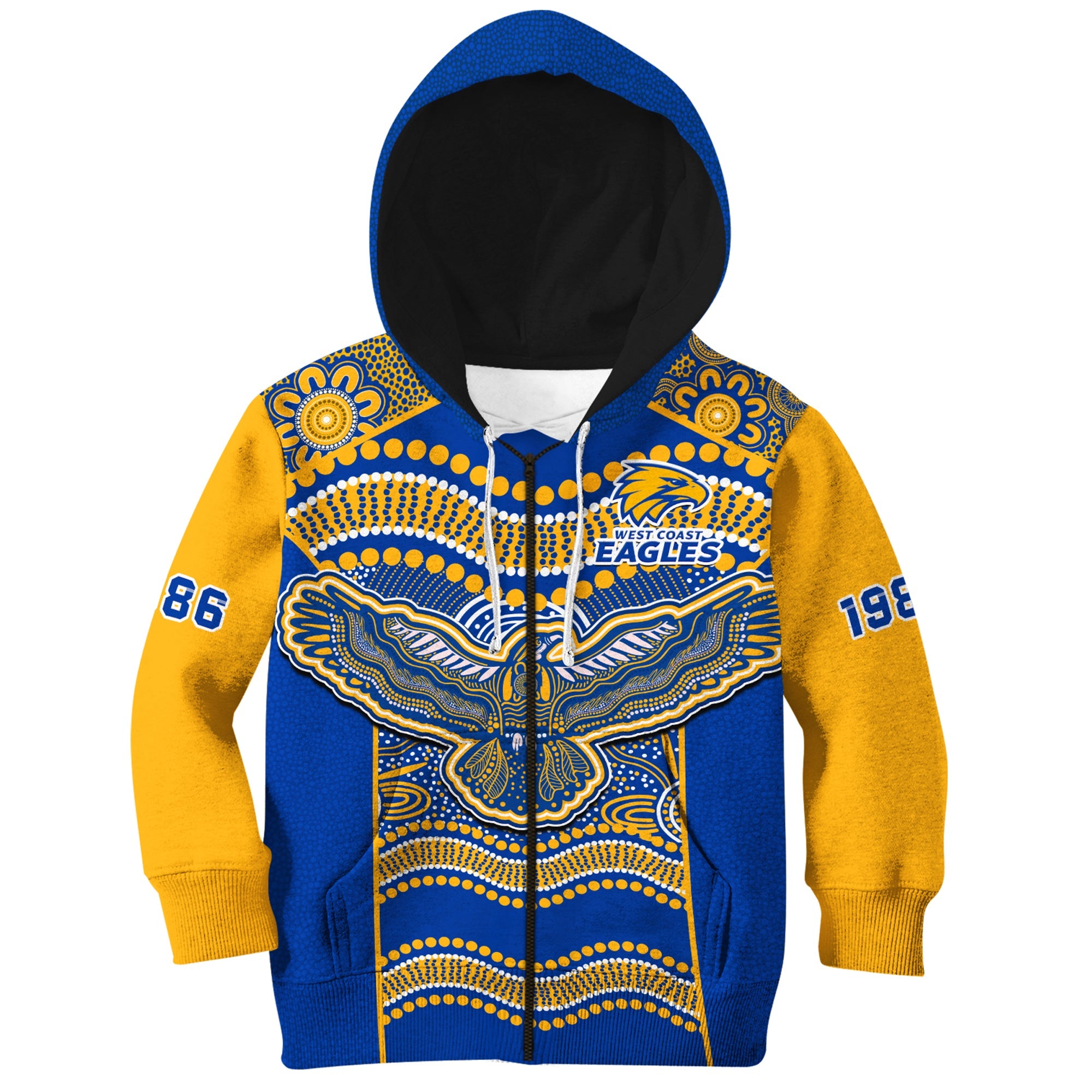 custom-text-and-number-eagles-football-hoodie-kid-west-coast-1986-aboriginal-sporty-style