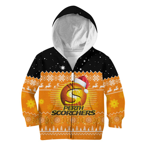 custom-personalised-perth-scorchers-cricket-hoodie-kid-aboriginal-merry-christmas