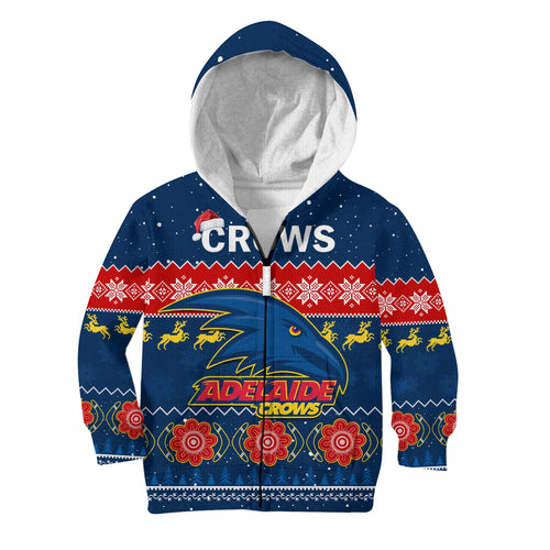 adelaide-football-hoodie-kid-crows-indigenous-merry-christmas