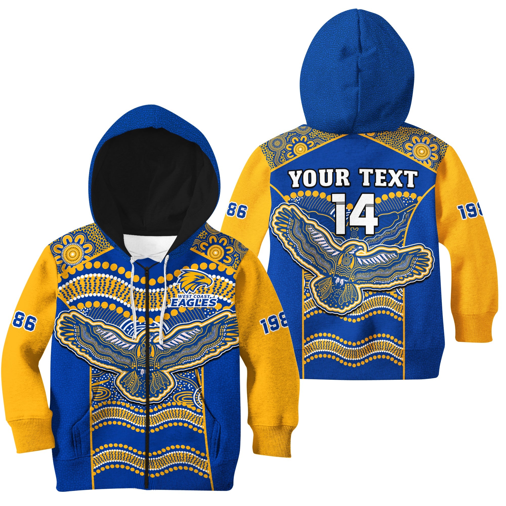 custom-text-and-number-eagles-football-hoodie-kid-west-coast-1986-aboriginal-sporty-style