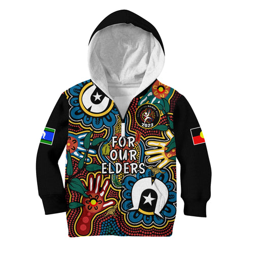 australia-naidoc-week-2023-hoodie-kid-for-our-elders-indigenous