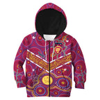 brisbane-football-hoodie-kid-indigenous-pattern-go-lions-unique-style