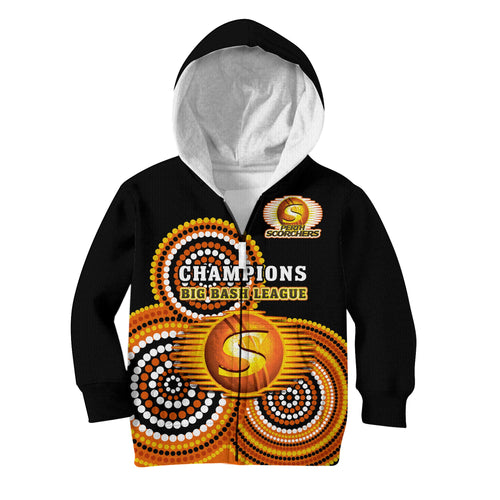 perth-scorchers-cricket-hoodie-kid-champions-bbl12-proud-indigenous-art