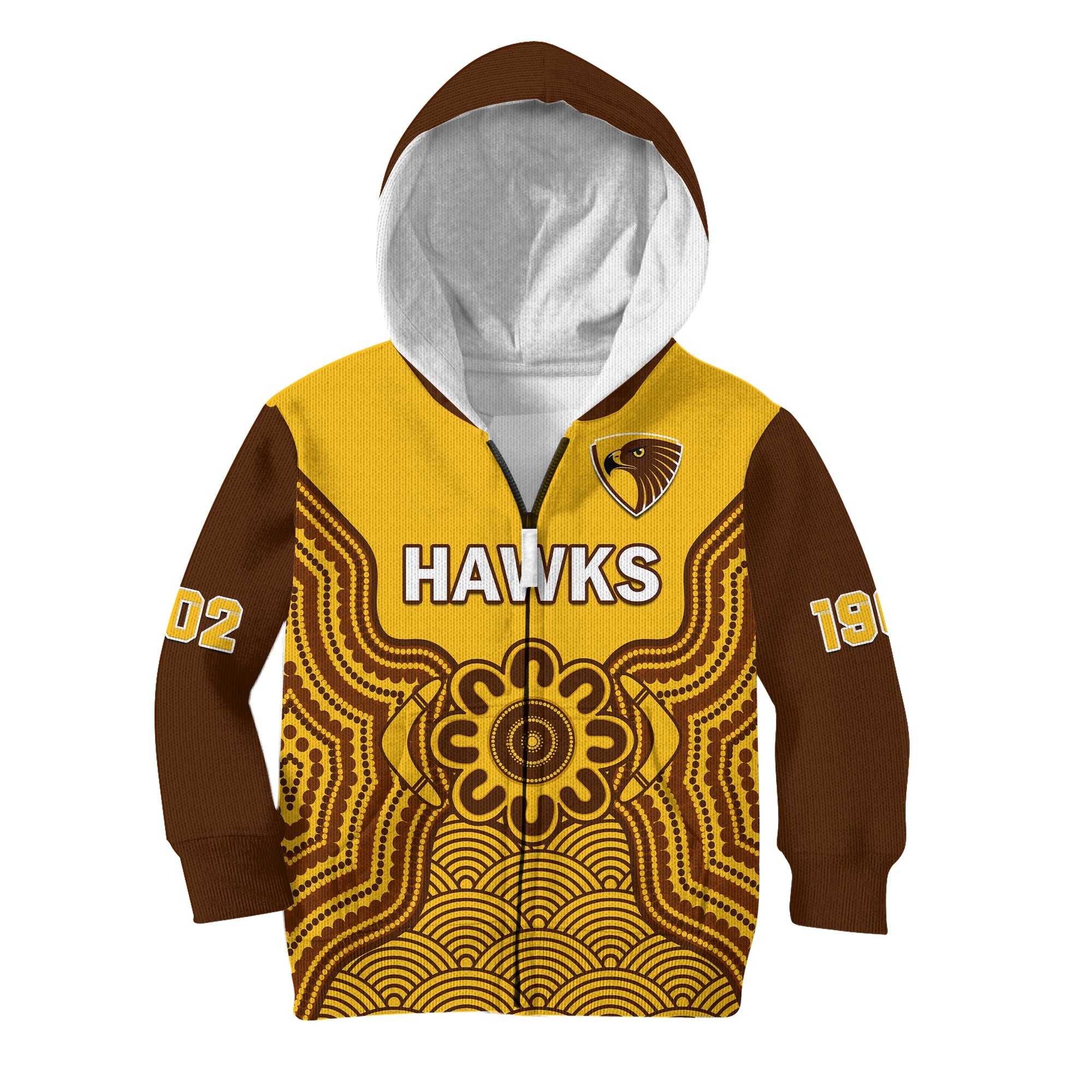 custom-text-and-number-hawthorn-football-hoodie-kid-go-hawks-1902-aboriginal-art