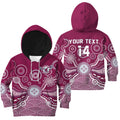 custom-text-and-number-sea-eagles-hoodie-kid-manly-warringah-1946-indigenous-painting