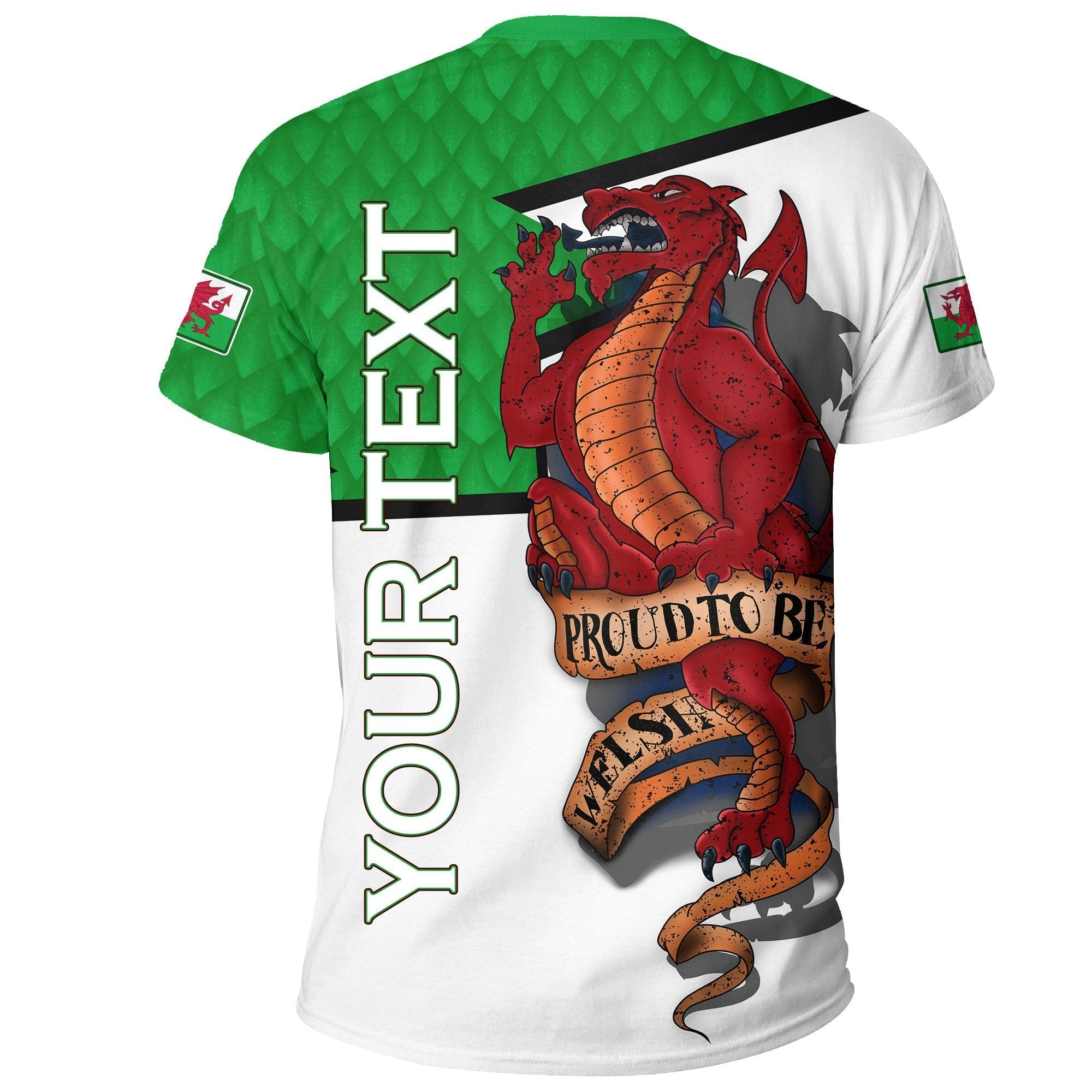 wales-personalize-custom-t-shirt-proud-to-be-welsh
