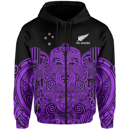new-zealand-tiki-rugby-hoodie-nz-maori-koru-pattern-ver04