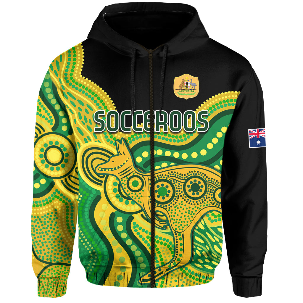 custom-text-and-number-australia-soccer-hoodie-world-cup-football-2022-socceroos-we-are-champions