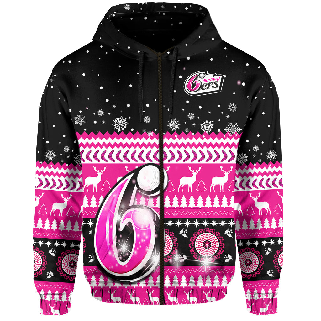 custom-text-and-number-sydney-sixers-cricket-hoodie-christmas-aboriginal