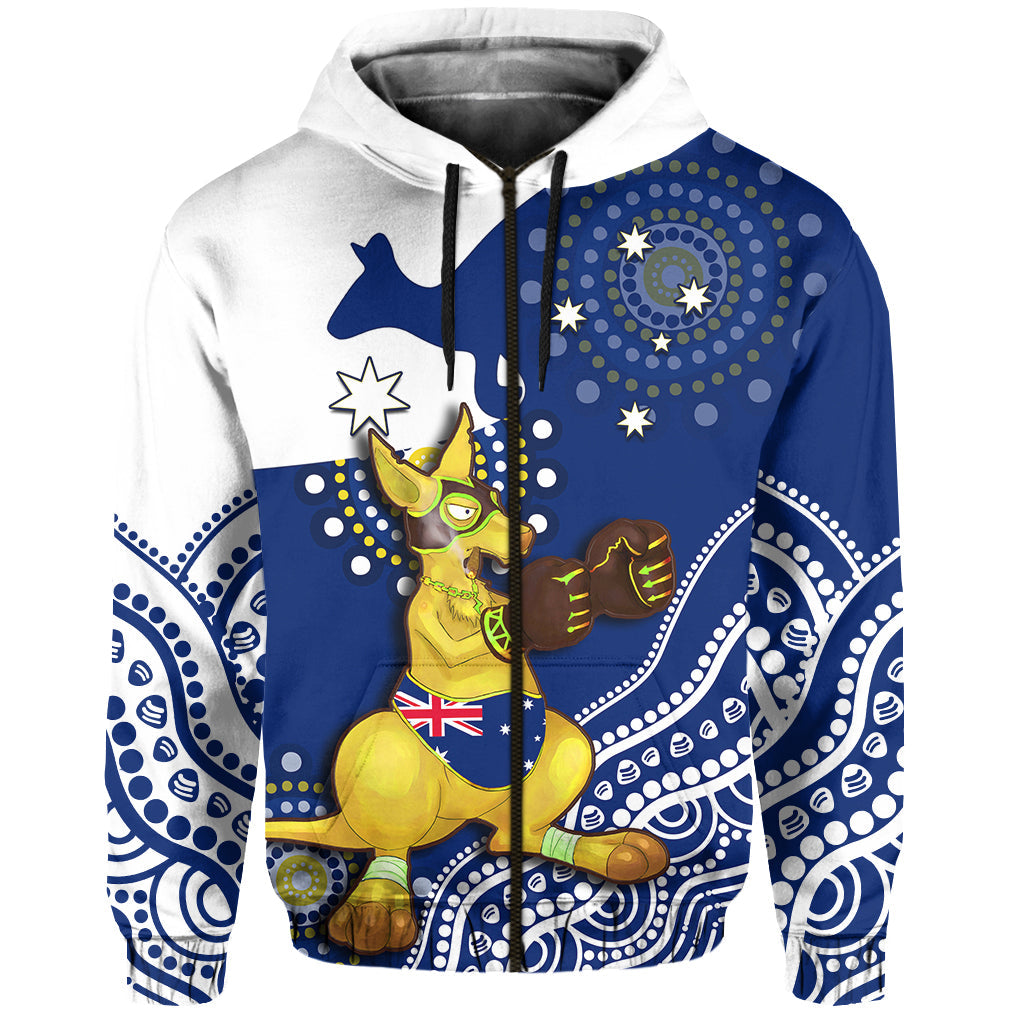 custom-text-and-number-australia-hoodie-boxing-kangaroo-indigenous-flag-color-art