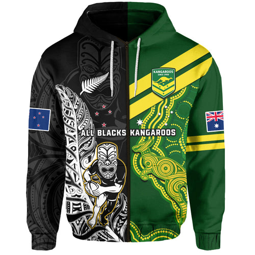 custom-personalised-australia-kangaroos-and-all-black-rugby-hoodie-aboriginal-mix-nz-maori-fern