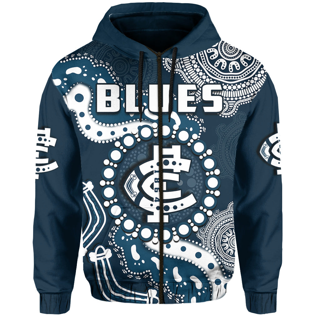 custom-text-and-number-carlton-football-hoodie-blues-1864-boomerang-indigenous-artsy