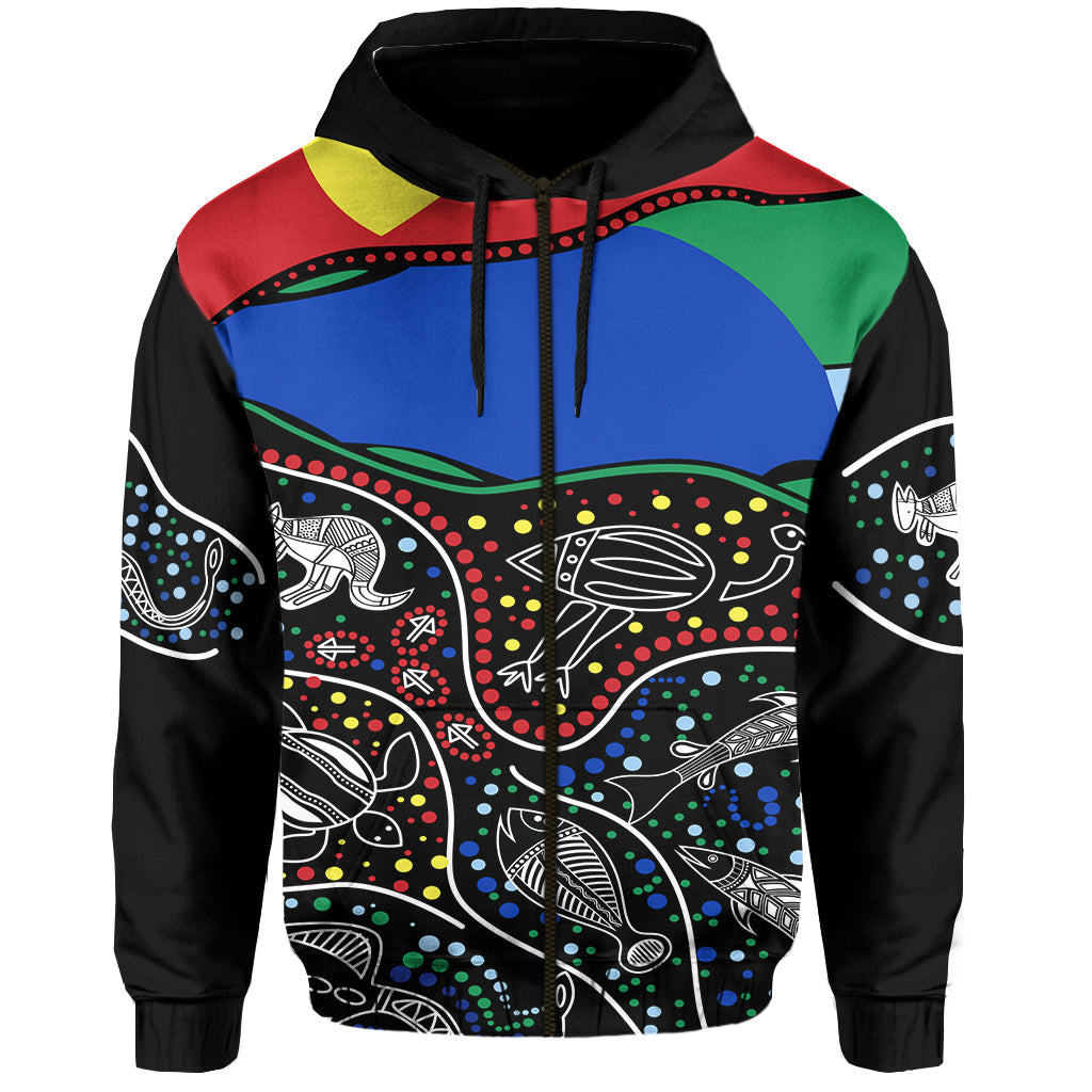 custom-text-and-number-naidoc-week-hoodie-national-aborigines-and-torres-strait-islander-animals-aboriginal-art
