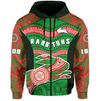 custom-text-and-number-rabbitohs-rugby-hoodie-souths-1908-aboriginal-dot-painting-go-bunnies