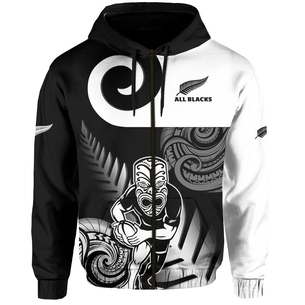 custom-text-and-number-new-zealand-silver-fern-rugby-hoodie-all-black-maori-koru