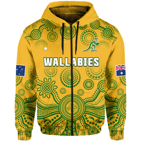 custom-text-and-number-australia-2022-rugby-hoodie-wallabies-aboriginal-yellow-style