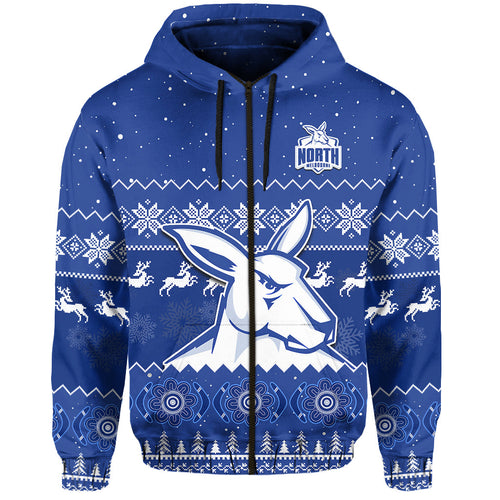 melbourne-football-hoodie-north-kangaroos-indigenous-merry-christmas