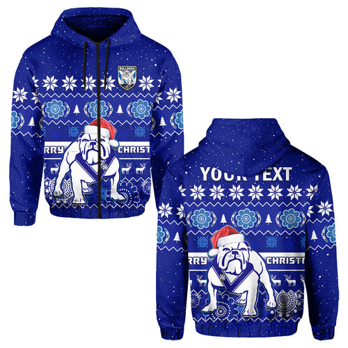 custom-personalised-bulldogs-rugby-christmas-hoodie-berries-merry-xmas-aboriginal-art