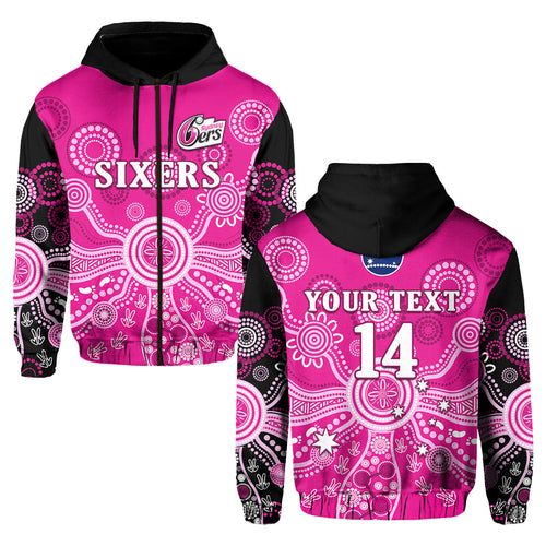 custom-text-and-number-sydney-sixers-hoodie-cricket-indigenous-australian-art-ver01