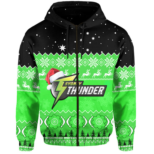 custom-personalised-thunder-cricket-hoodie-aboriginal-merry-christmas