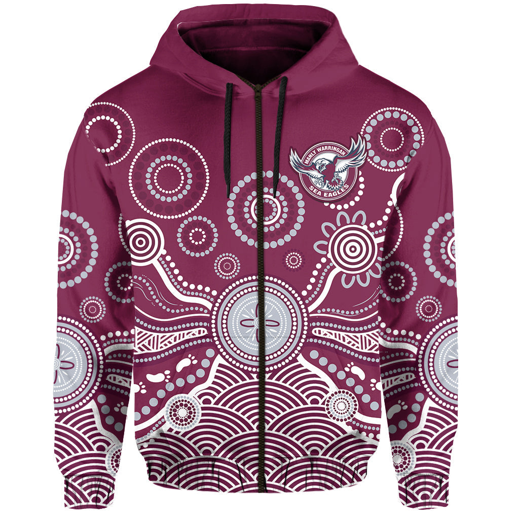 custom-text-and-number-sea-eagles-hoodie-manly-warringah-1946-indigenous-painting