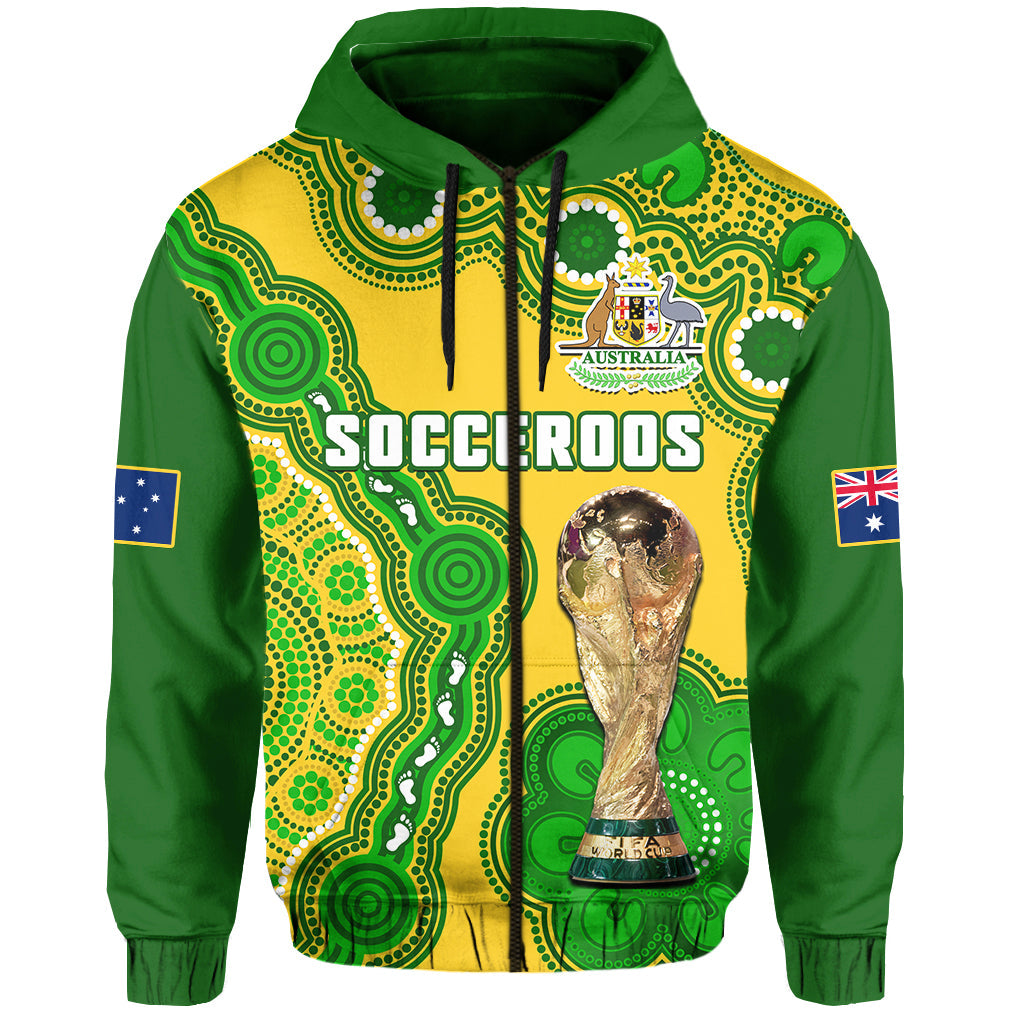 custom-text-and-number-australia-soccer-hoodie-socceroos-aboriginal-wc-2022