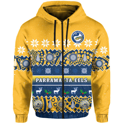 parramatta-eels-christmas-hoodie-parra-aboriginal-art-merry-xmas