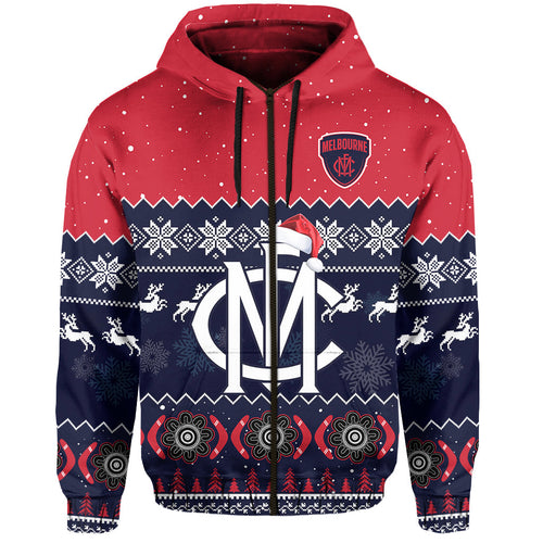 custom-personalised-melbourne-football-hoodie-demons-indigenous-merry-christmas